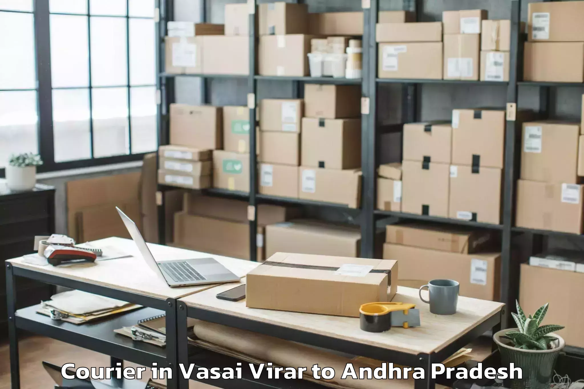 Reliable Vasai Virar to Pellakur Courier